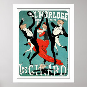 Poster de Nouveau da arte de Cheret: Les Girard: