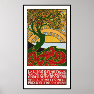 Poster de Nouveau da arte:  La Libre Esthetique
