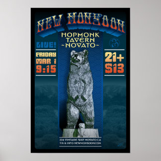 Poster de Nova Monção Hopmonk Tavern Novato CA 201