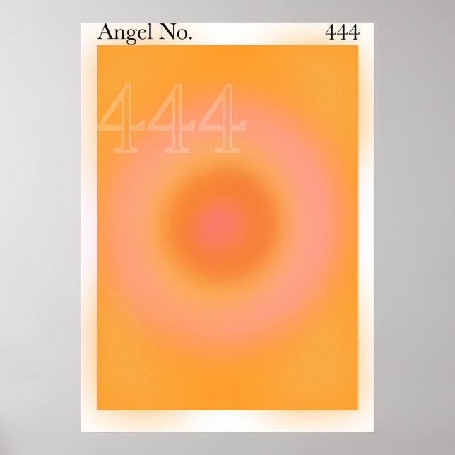 poster de número de anjo 444 (Frente)