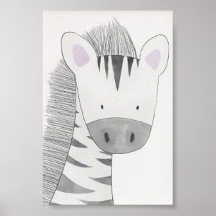 Poster de Nursery - Zebra