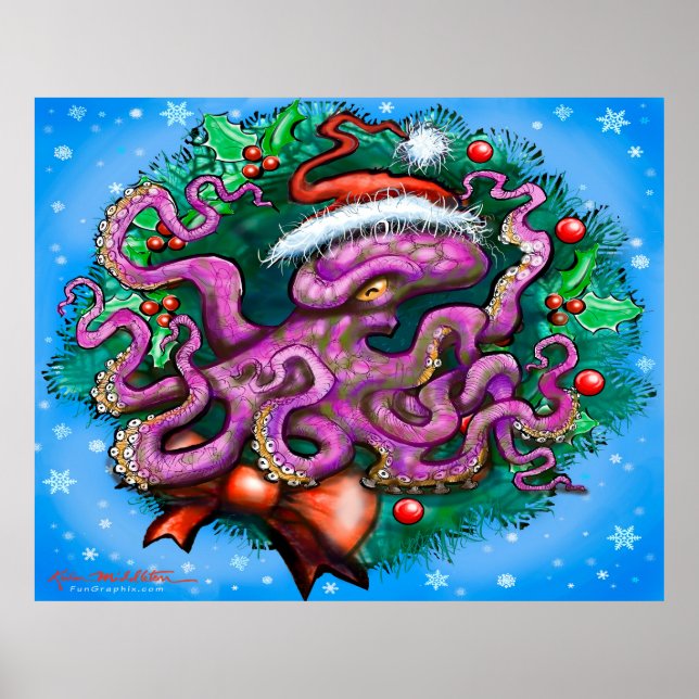 Poster de Octopus Natal (Frente)