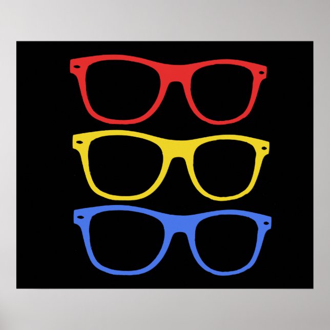 poster de óculos espessa (Frente)