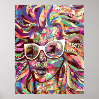 poster de "Óculos Sol num Sol de Verão"