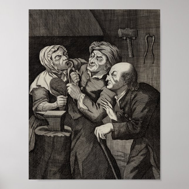 Poster de Odontologia Antiquada do Funny Dentist O (Frente)