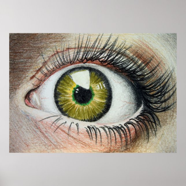 Poster de Olhos Apertados (Frente)