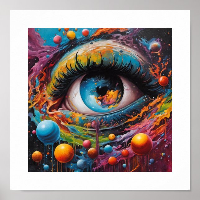 Poster de Olhos de Deus (Frente)