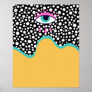 Poster de Olhos Funky Mau