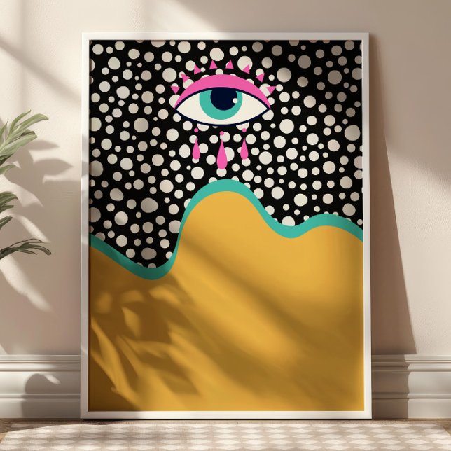 Poster de Olhos Funky Mau (Criador carregado)