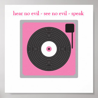 poster de olhos vinílicos