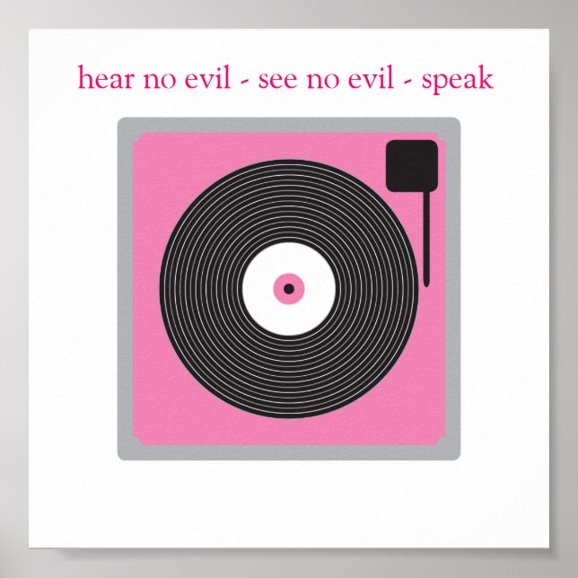 poster de olhos vinílicos (Frente)