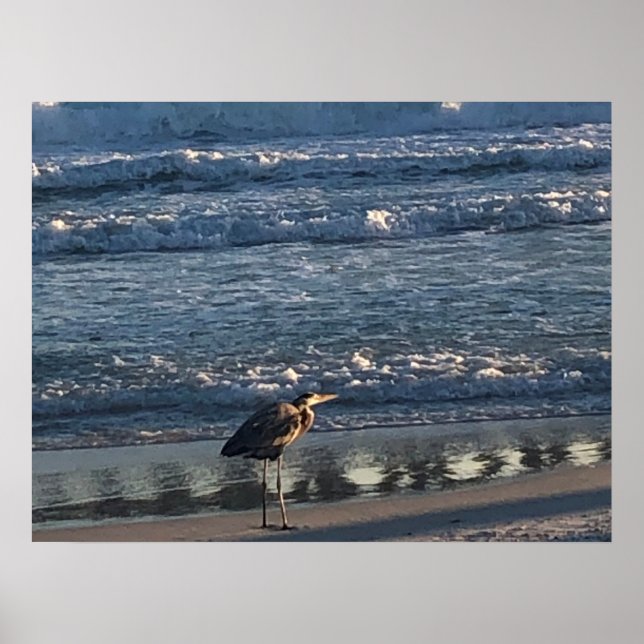 Poster de onda de praia (Frente)