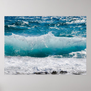 poster de ondas oceânicas