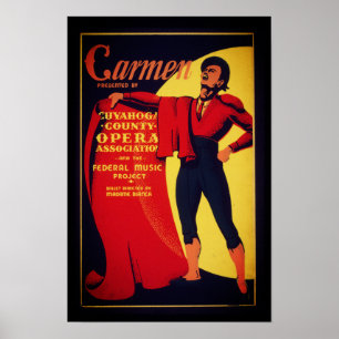 Poster de ópera carmen