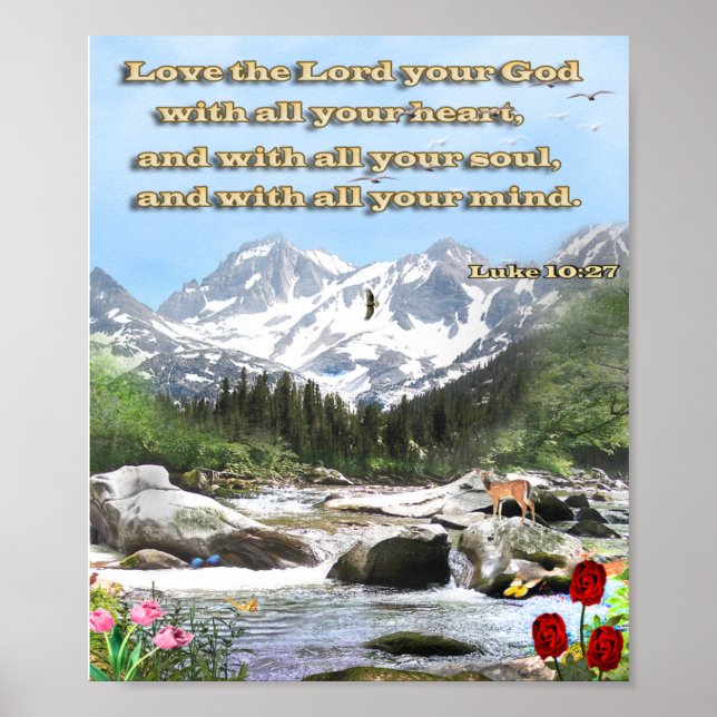 Poster de oração cristã (Frente)