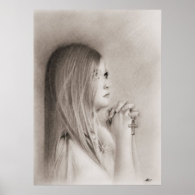 Poster de Oração Infantil (Frente)