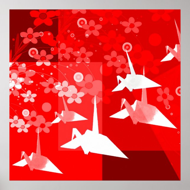 Poster de Origami Japonês (Frente)