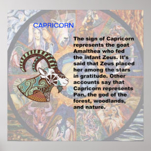 Poster de origem de Capricórnio