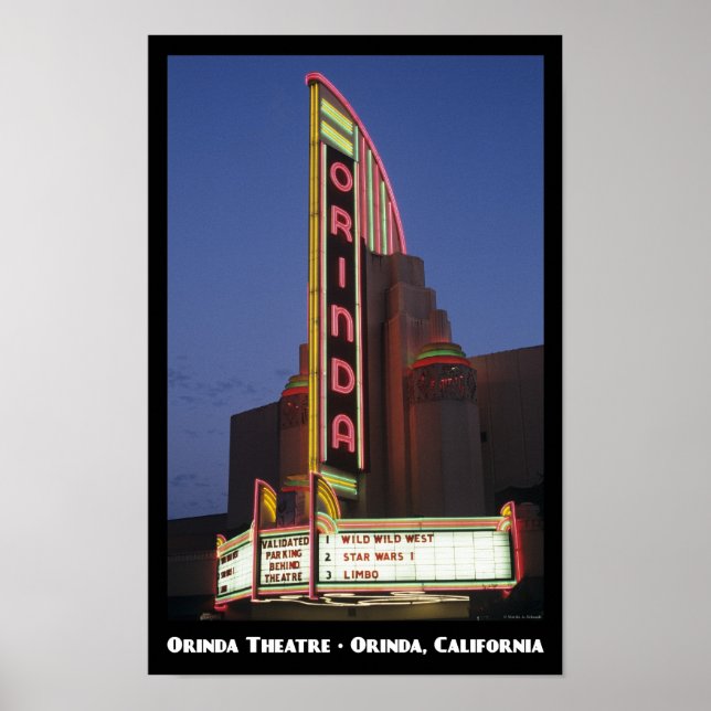 Poster de Orinda Theater 11x17 (Frente)