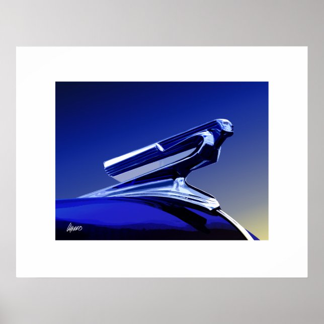 Poster de Ornamento de Chevrolet Hood (Frente)