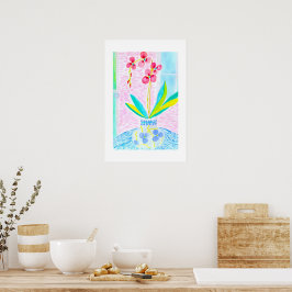 Poster de orquídea fresca