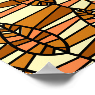 Poster de outono de Retro