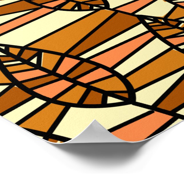 Poster de outono de Retro (Borda)