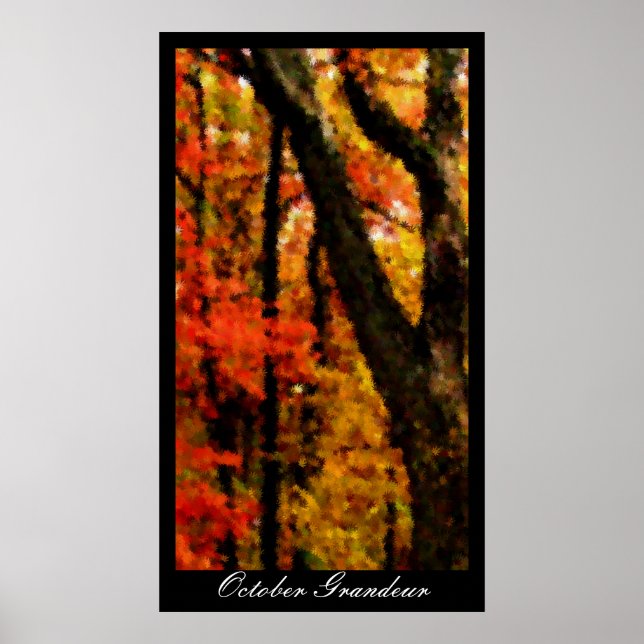 Poster de outubro de Grandeur (Frente)