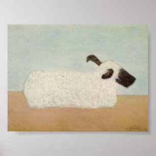 Poster de ovelha (por Milton Avery)