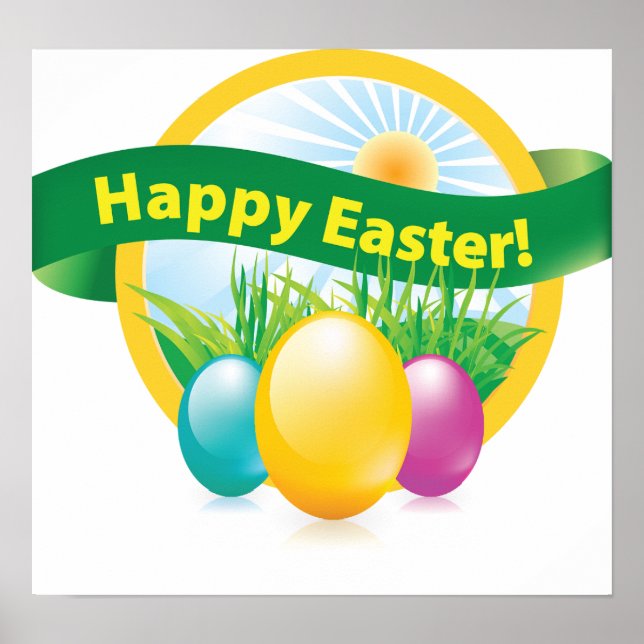 Poster de Ovos felz pascoa (Frente)