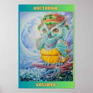POSTER DE OWL DE GOSSIPER NOCTURNAL