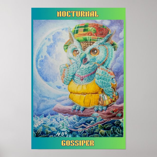 POSTER DE OWL DE GOSSIPER NOCTURNAL (Frente)