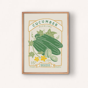 Poster de Pacote de Semente de Pepino (Separação)