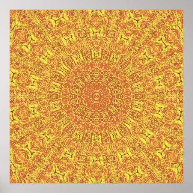 POSTER de Padrão de Contornos do Elemento EARTH (Frente)