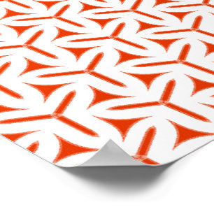 Poster de padrão de lâminas góticas