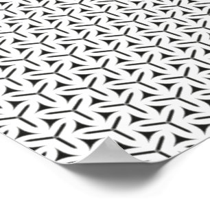 Poster de padrão de lâminas góticas