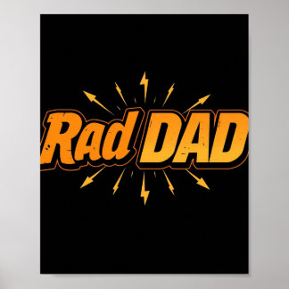 Poster de Pai de Rad - Presente do Dia de os pais