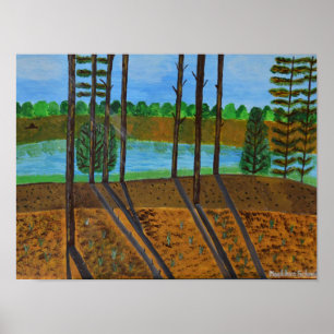 Poster de Paisagem de Verão