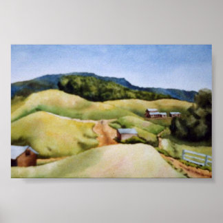 Poster de Paisagem do País