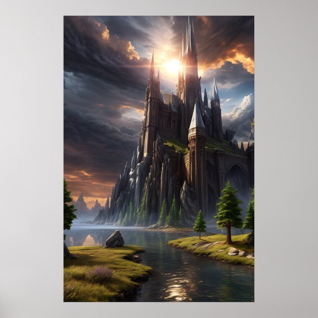 Poster de Paisagem Fantasia (Frente)