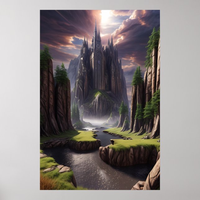 Poster de Paisagem Fantasia (Frente)