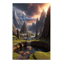 Poster de Paisagem Fantasia