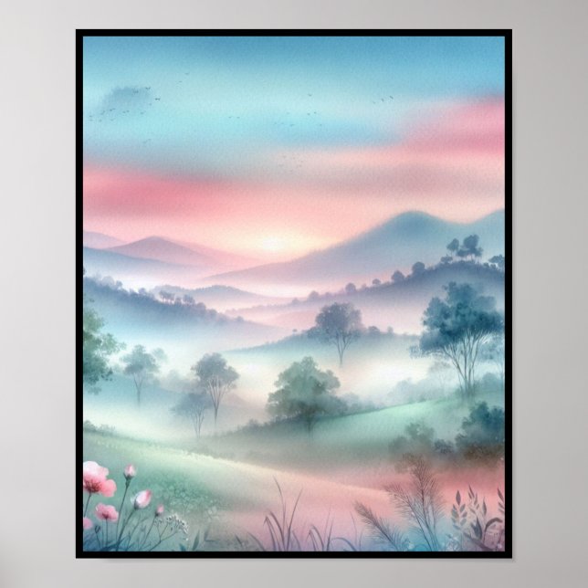 Poster de Paisagem Natural (Frente)