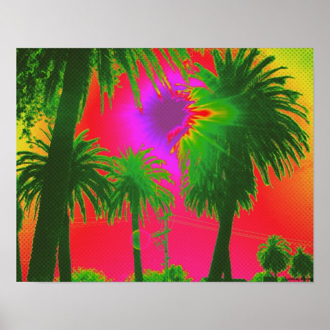 poster de "Palms" - Tamanho pequeno (17" x 13") (Frente)
