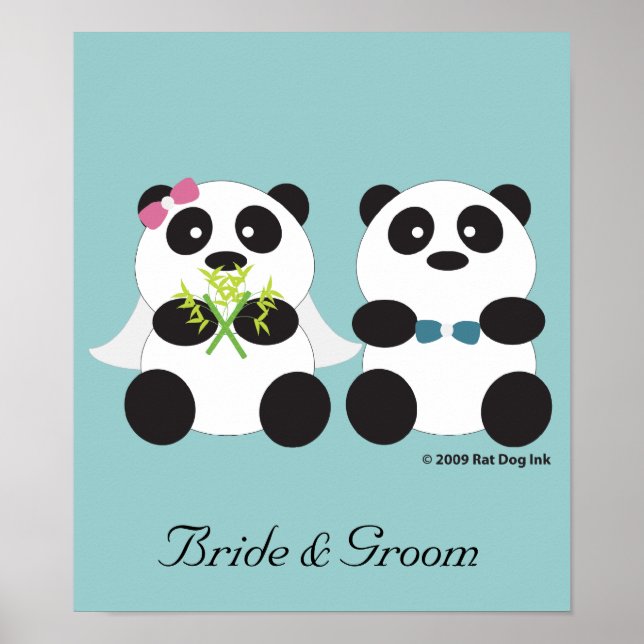 Poster de Panda Bride e Groom (Frente)