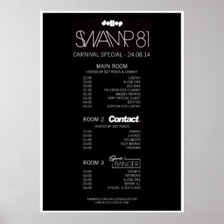 poster de pântano clássico