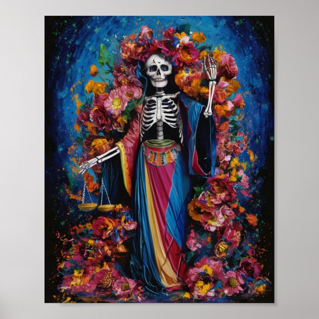 Poster de Papai noel de de Cloak Colorida (Frente)