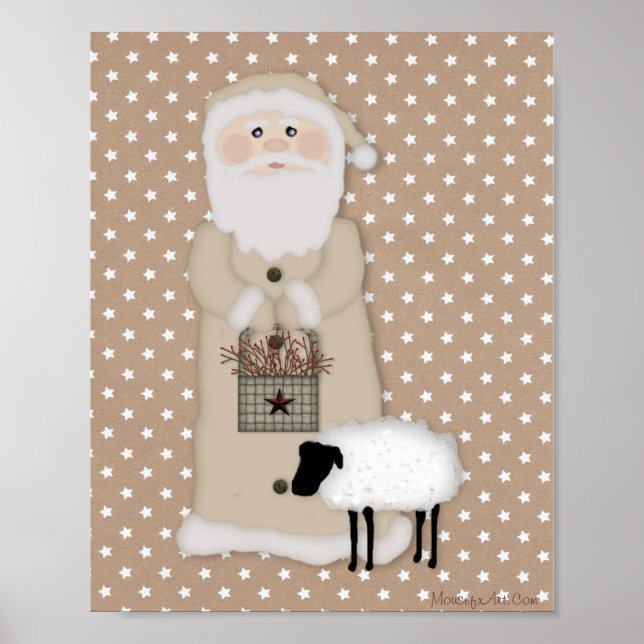 Poster de Papai noel primitivos (Frente)