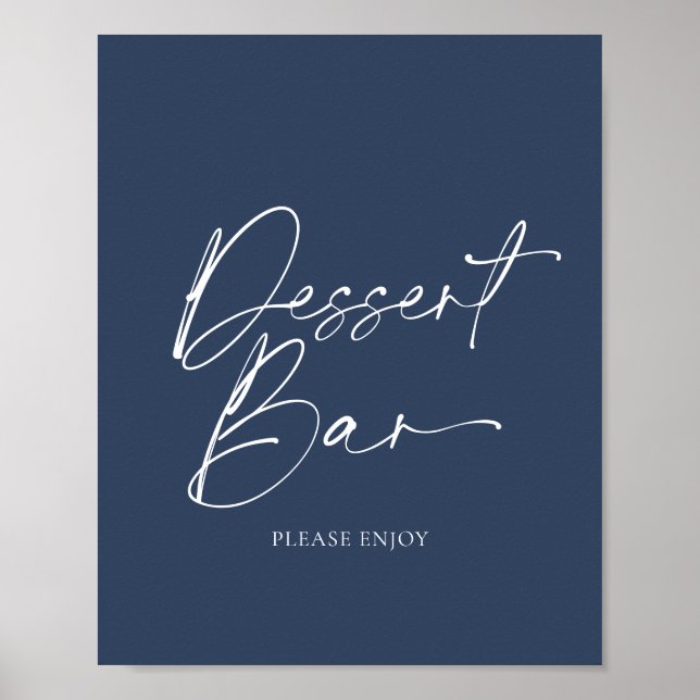 Poster de papel "Bar de deserto" elegante (Frente)
