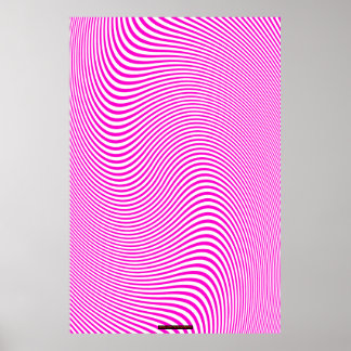 Poster de Parede de Ilusões Óticas de Arte Óptica